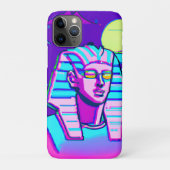 Synthwave Pharaoh Case-Mate iPhone Hülle (Rückseite)