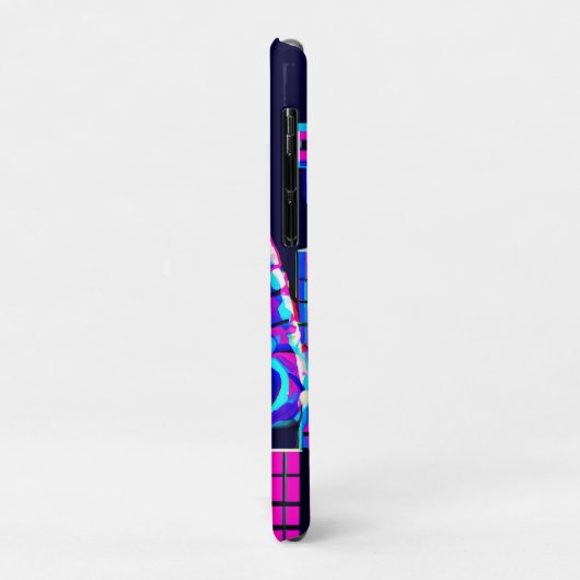 Synthwave Pharaoh Case-Mate iPhone Hülle (Hinten/Links)