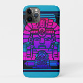 Synthwave Pharaoh Case-Mate iPhone Hülle (Rückseite)