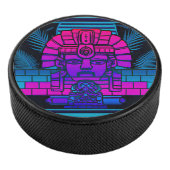 Synthwave Pharaoh Eishockey Puck (3/4)