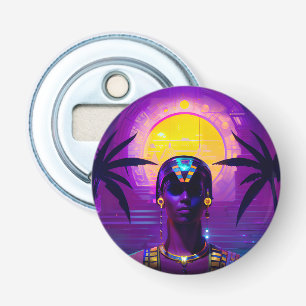 Synthwave Pharaoh Flaschenöffner