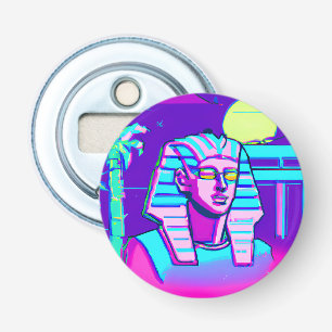 Synthwave Pharaoh Flaschenöffner