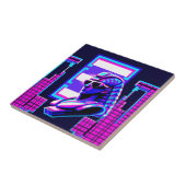 Synthwave Pharaoh Fliese (Seite)