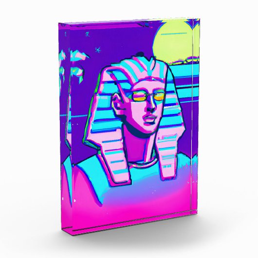 Synthwave Pharaoh Fotoblock (Links)