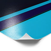 Synthwave Pharaoh Fotodruck (Ecke)