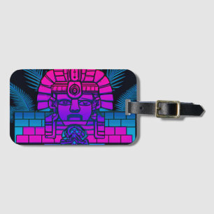 Synthwave Pharaoh Gepäckanhänger