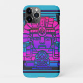 Synthwave Pharaoh iPhone Hülle (Rückseite)