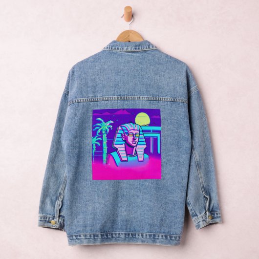 Synthwave Pharaoh Jeansjacke (Hangar)