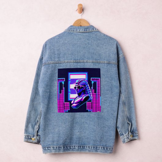 Synthwave Pharaoh Jeansjacke (Hangar)