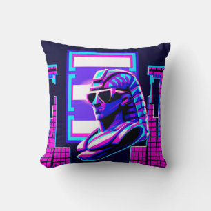 Synthwave Pharaoh Kissen
