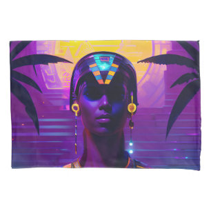 Synthwave Pharaoh Kissenbezug