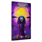 Synthwave Pharaoh Klemmbrett (Rechts)