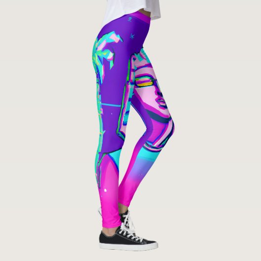 Synthwave Pharaoh Leggings (Rechts)