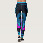 Synthwave Pharaoh Leggings (Rückseite)