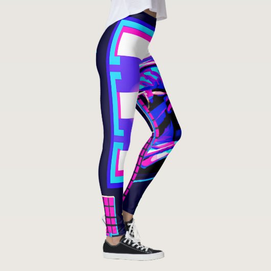 Synthwave Pharaoh Leggings (Rechts)