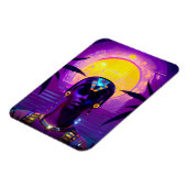 Synthwave Pharaoh Magnet (Linke Seite)