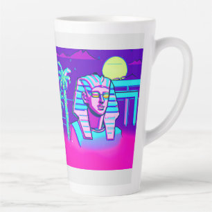 Synthwave Pharaoh Milchtasse
