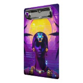 Synthwave Pharaoh Mini Klemmbrett (Gewinkelt2)