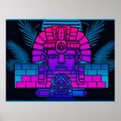 Synthwave Pharaoh Poster (Vorne)