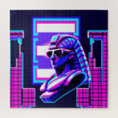 Synthwave Pharaoh Puzzle (Vertikal)
