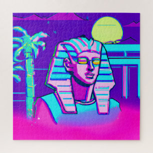 Synthwave Pharaoh Puzzle