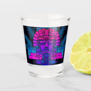 Synthwave Pharaoh Schnapsglas