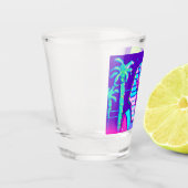 Synthwave Pharaoh Schnapsglas (Links)