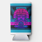 Synthwave Pharaoh Selters Dosenkühler (Rückseite)