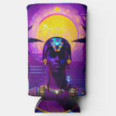 Synthwave Pharaoh Selters Dosenkühler (Vorderseite)