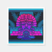 Synthwave Pharaoh Serviette (Vorderseite)