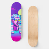 Synthwave Pharaoh Skateboard (Vorderseite)