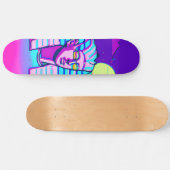 Synthwave Pharaoh Skateboard (Horizontal)