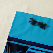 Synthwave Pharaoh Strandtuch (Beispiel)