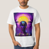 Synthwave Pharaoh T-Shirt (Vorderseite)
