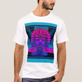 Synthwave Pharaoh T-Shirt (Vorderseite)