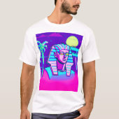 Synthwave Pharaoh T-Shirt (Vorderseite)