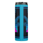 Synthwave Pharaoh Thermosbecher (Rückseite)