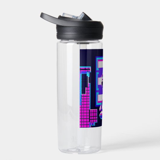 Synthwave Pharaoh Trinkflasche (Rechts)