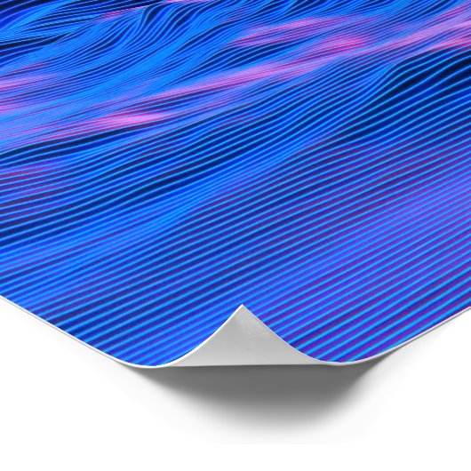 Synthwave-Poster | Retrowave Wall Art Poster (Ecke)