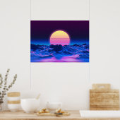 Synthwave-Poster | Retrowave Wall Art Poster (Küche)