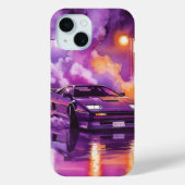 Synthwave Retro Future Hyper Phone Case (Rückseite)