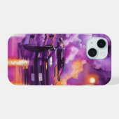Synthwave Retro Future Hyper Phone Case iPhone 15 Hülle (Rückseite (Horizontal))