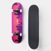 Synthwave & Retrowave Skateboard (Vorderseite)