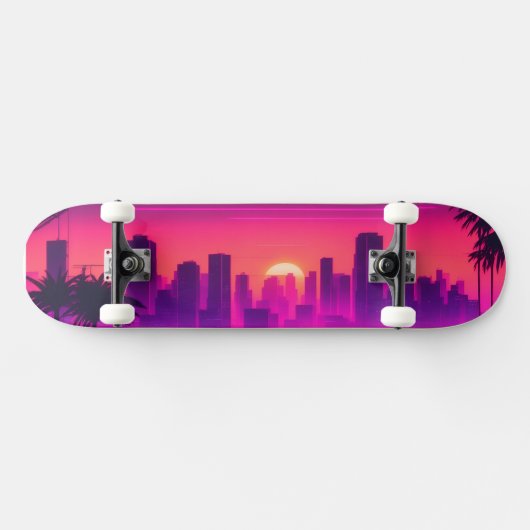Synthwave & Retrowave Skateboard (Horizontal)