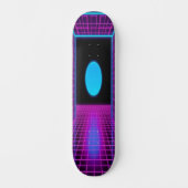 Synthwave Shred Edition 1 Skateboard (Vorderseite)