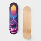 Synthwave Shred Edition 3 Skateboard (Vorderseite)