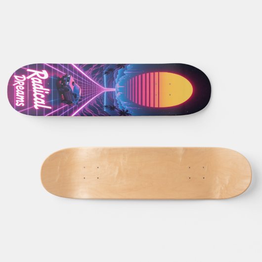 Synthwave Shred Edition 3 Skateboard (Horizontal)