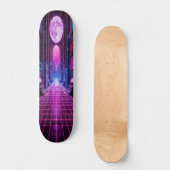 Synthwave Shred Edition 4 Skateboard (Vorderseite)