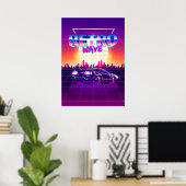 Synthwave Space: Retrowave Poster (Heimbüro)