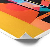 Synthwave Symphony Poster (Ecke)